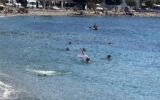 Bodrum’da ekim ayında turistlerin deniz keyf...